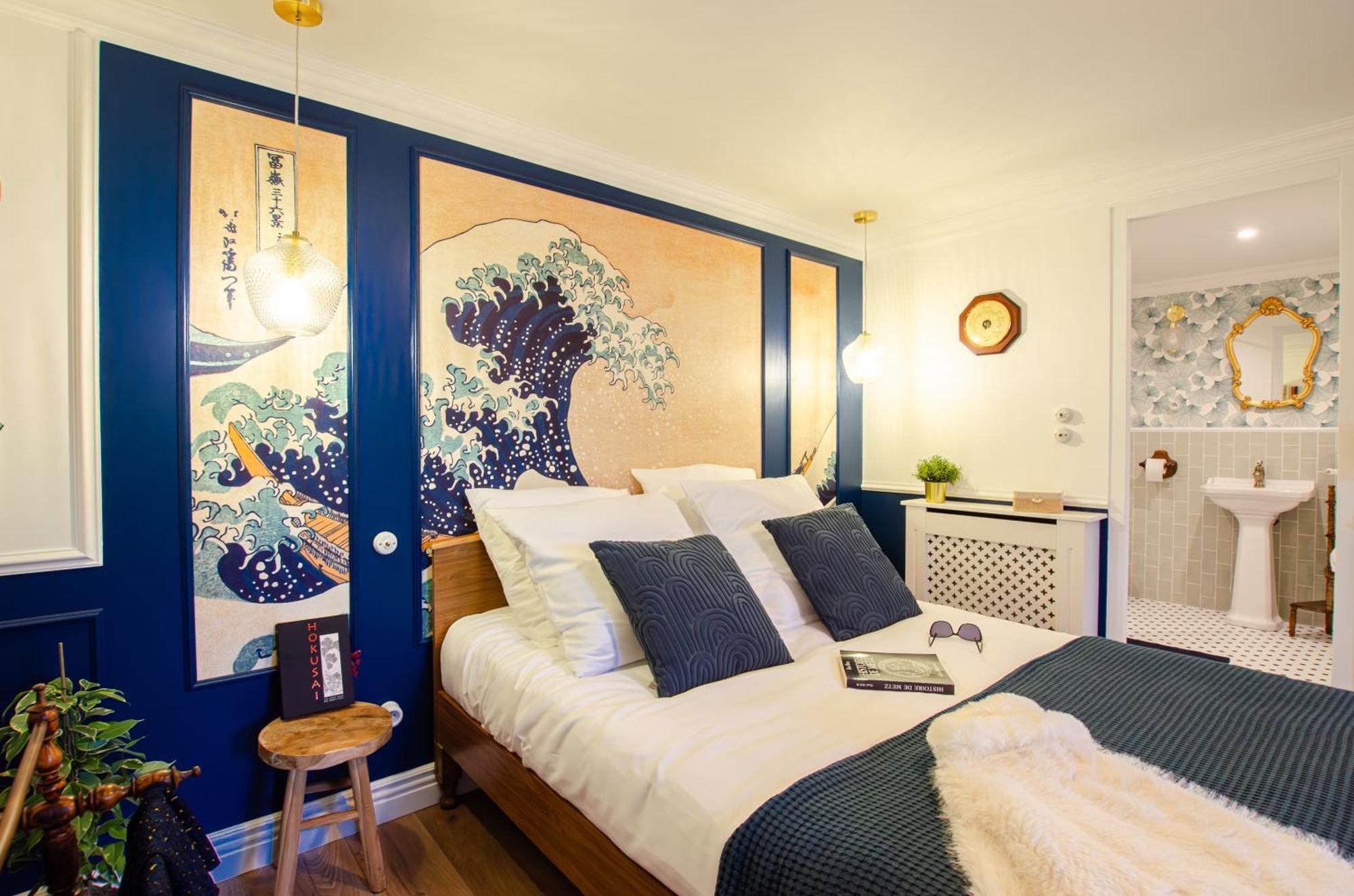 Ferienwohnung The Great Wave, Avec Terrasse Et Stationnement Ban-Saint-Martin Exterior foto